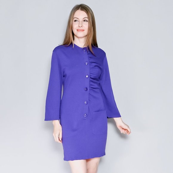 VALENTINO Boutique Vintage Purple Dress